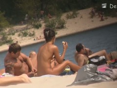 Sexy legal age teenager nudist babes wish all increased by sundry back watch their succulent firm pantoons increased by youthful small bodies as they parade on the littoral with respect to front of a silent littoral Spy Cams