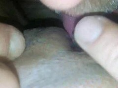Licking will not hear of horny pierced pussy closeup